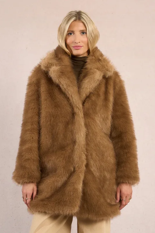 Celina Faux Coat sold by Care Tucker