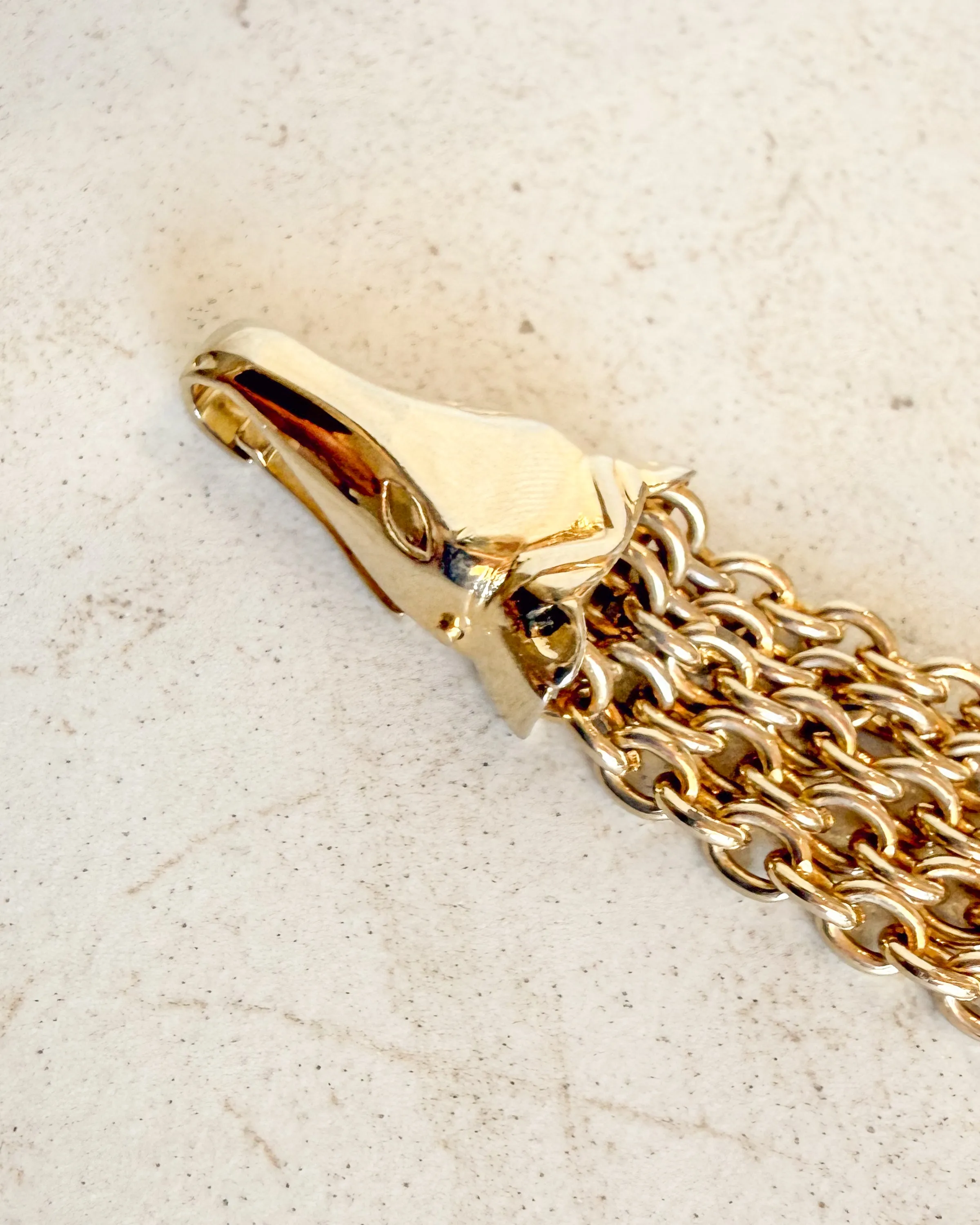 Vintage horse head bracelet sold by Care Tucker product image thumbnail 3