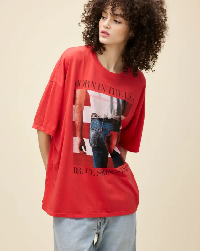 BRUCE SPRINGSTEEN AMERICANA OS TEE sold by Care Tucker