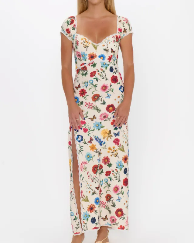 Nicola Dress - French Floral sold by Care Tucker