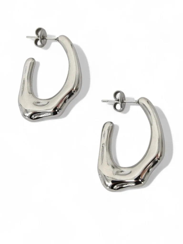 Wavy Hoop Earrings sold by Care Tucker