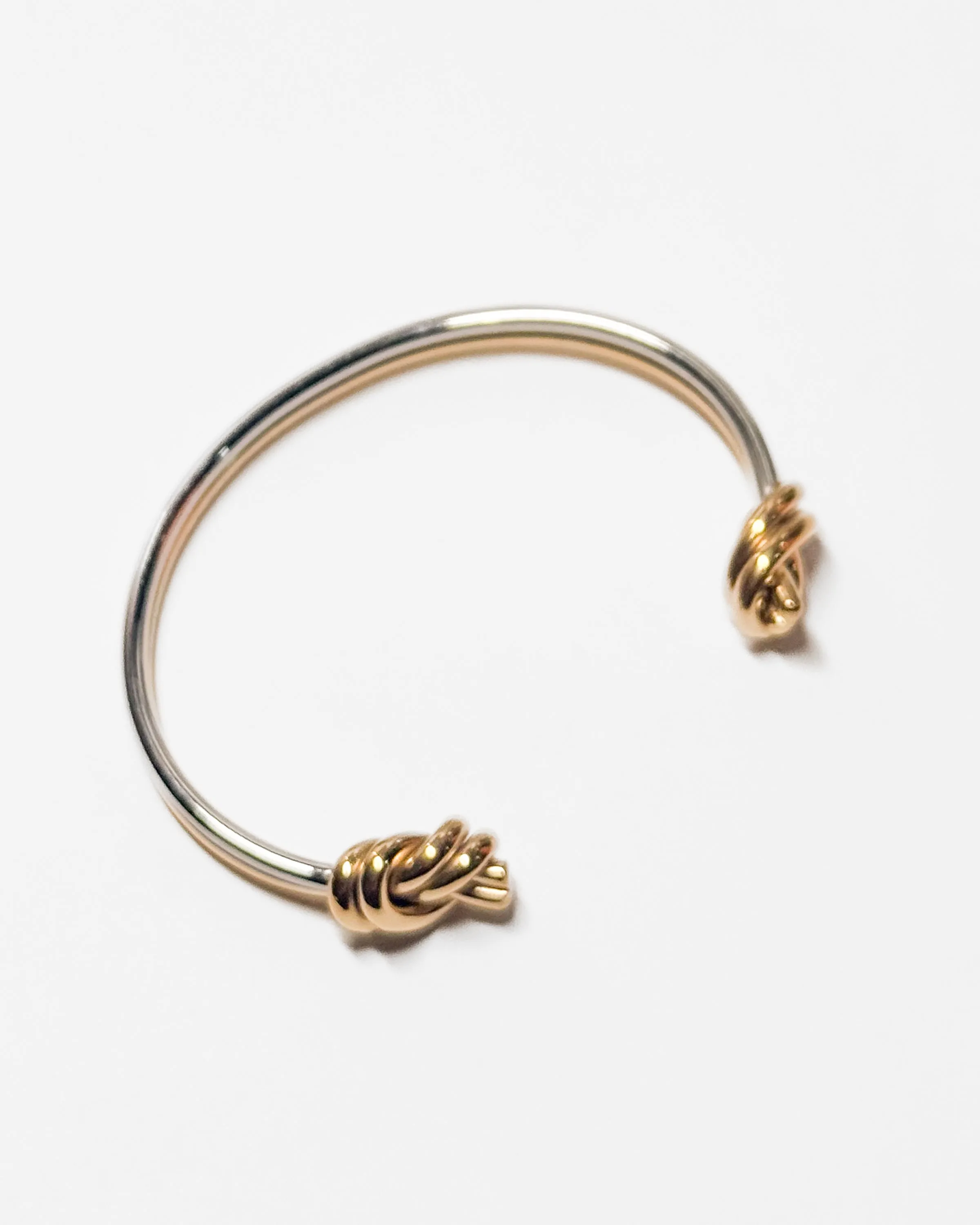 Two Tone Knot Bypass Cuff sold by Care Tucker product image thumbnail 3