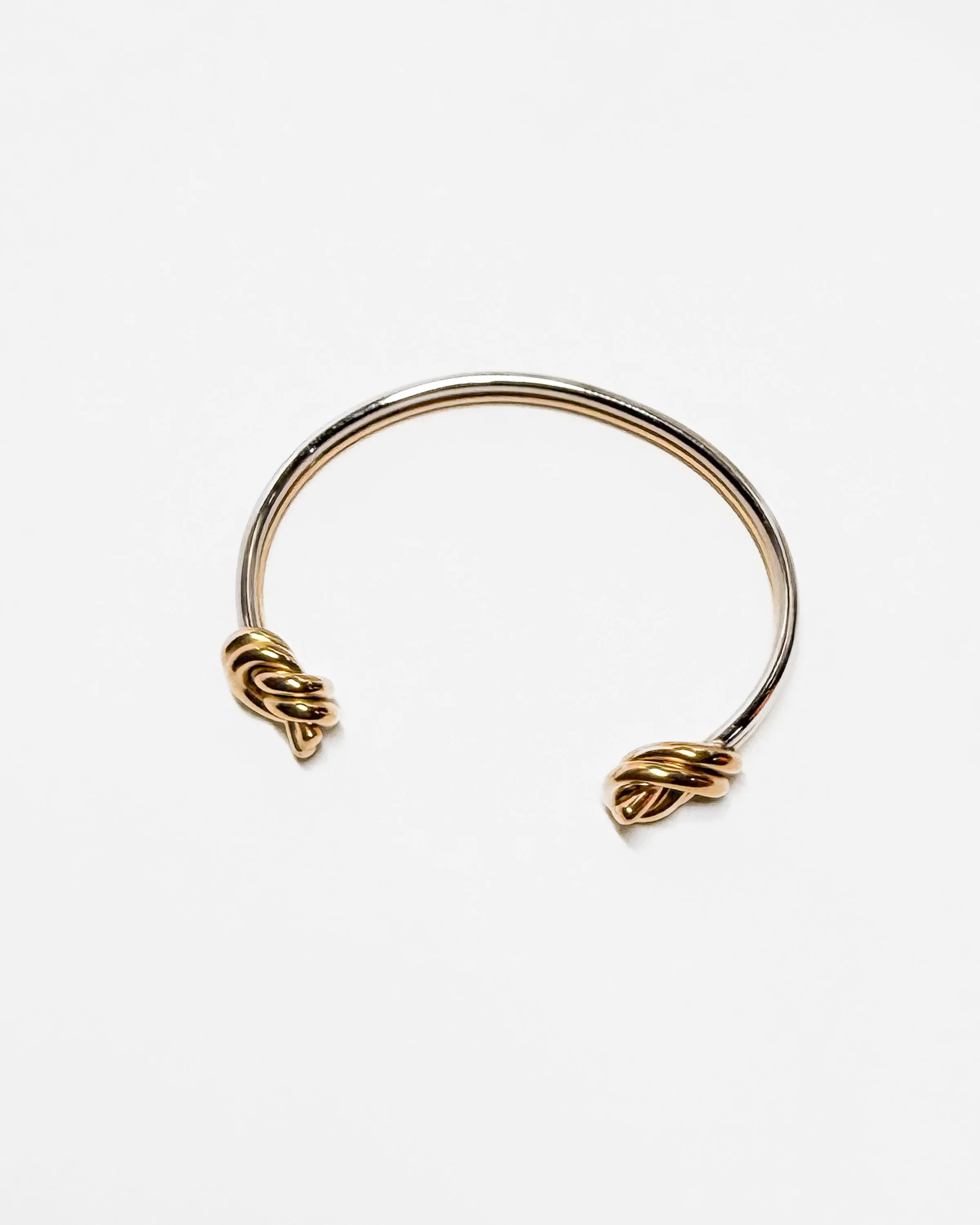 Two Tone Knot Bypass Cuff sold by Care Tucker product image thumbnail 4