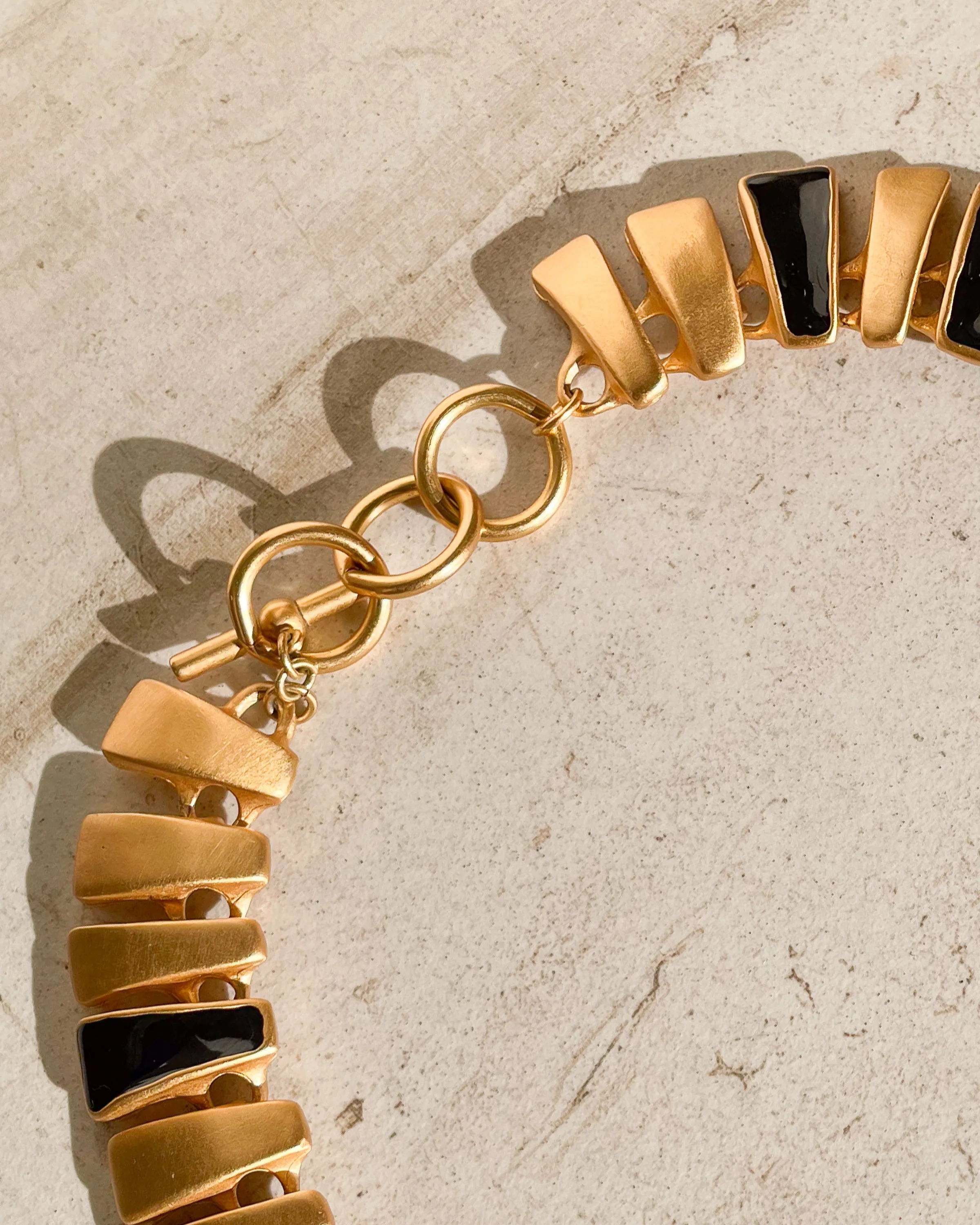 Vintage Black and Gold Necklace sold by Care Tucker product image thumbnail 2