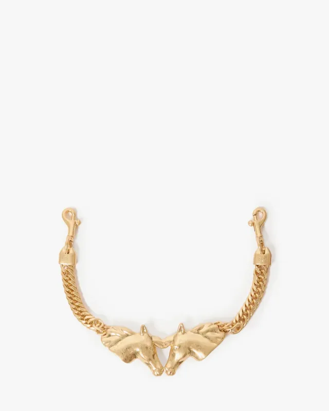 Top Handle Le Cheval Vintage Gold made by Clare Vivier