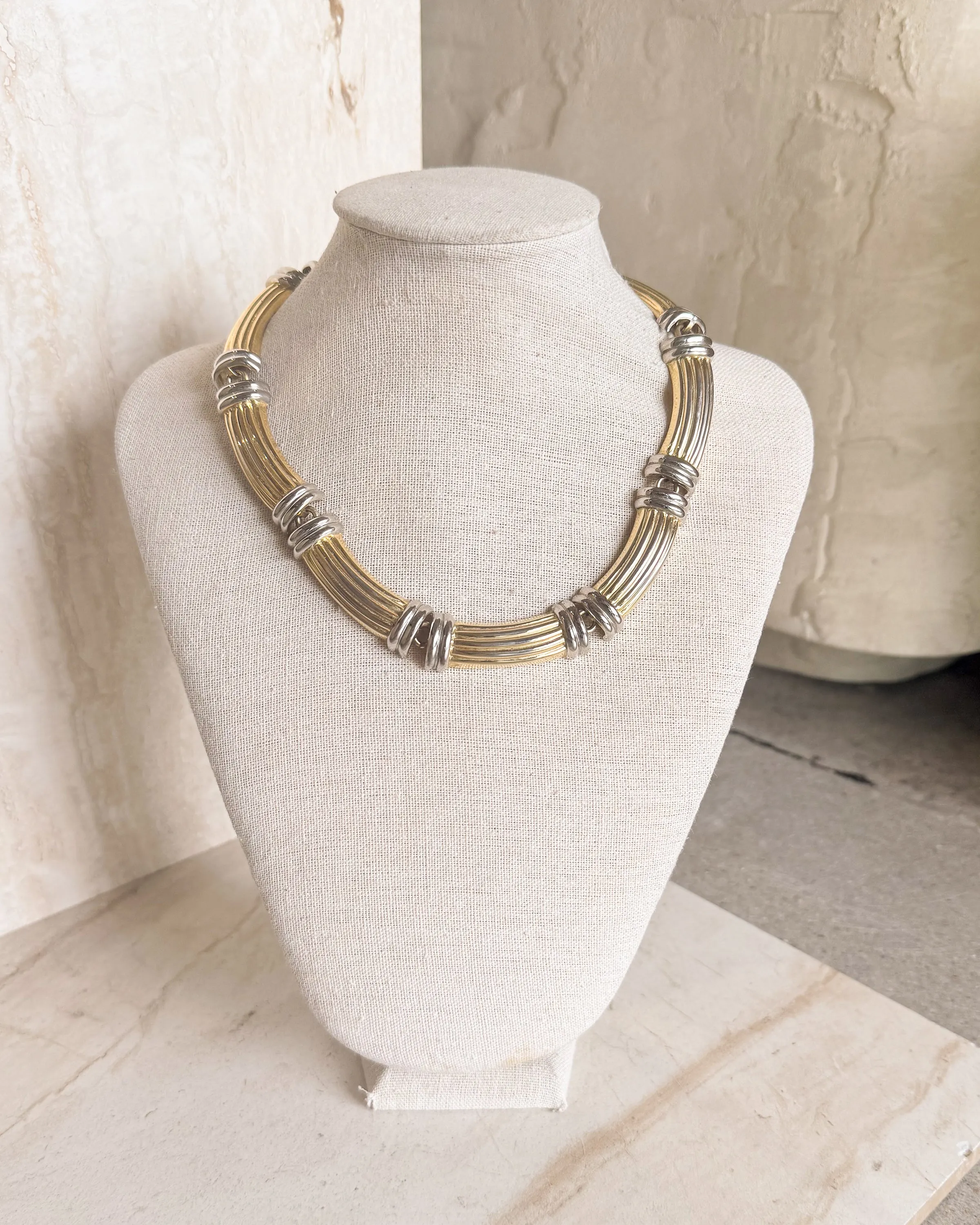 Vintage 2 Tone Necklace sold by Care Tucker