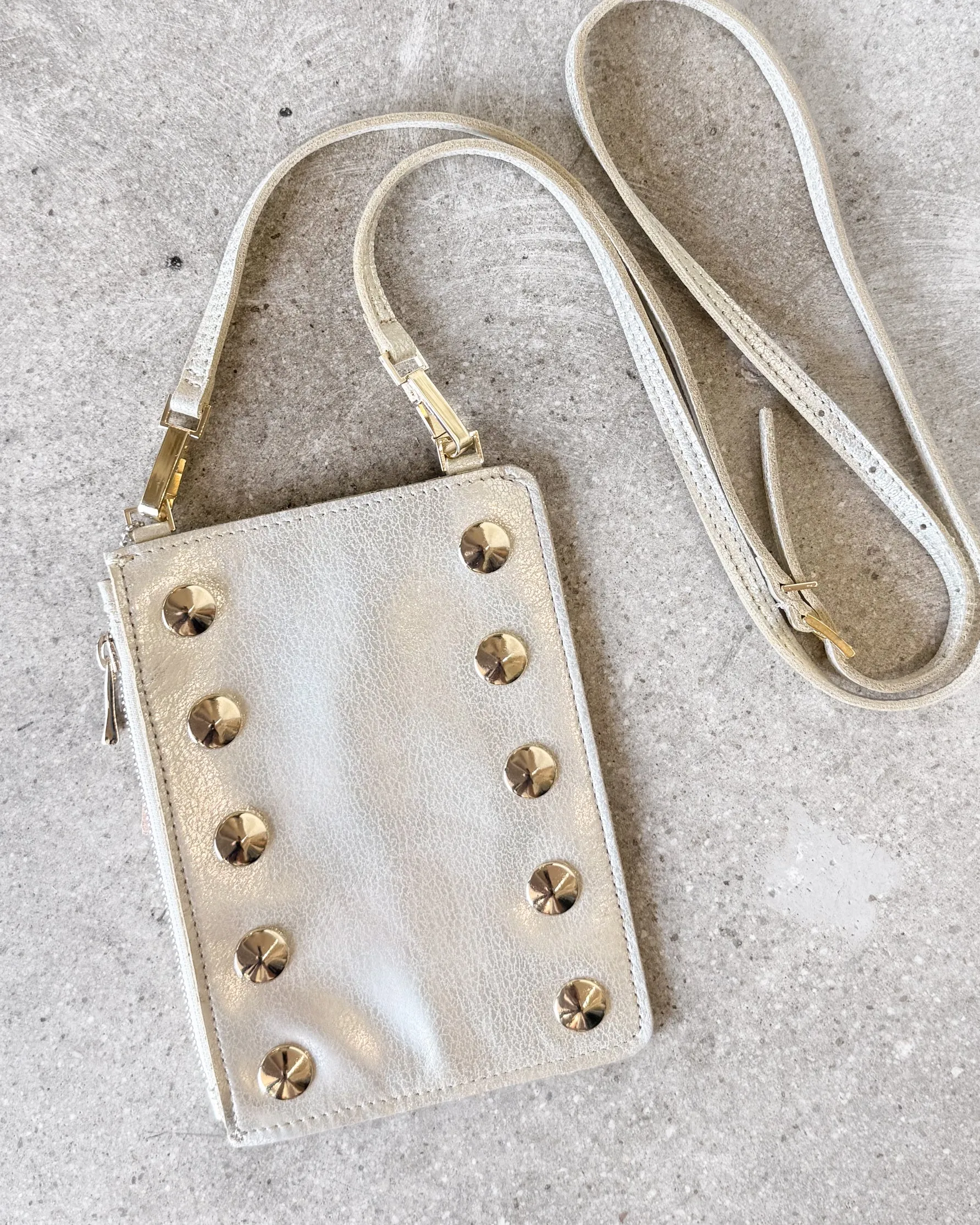 Pebbled Leather Crossbody Purse sold by Care Tucker product image thumbnail 2