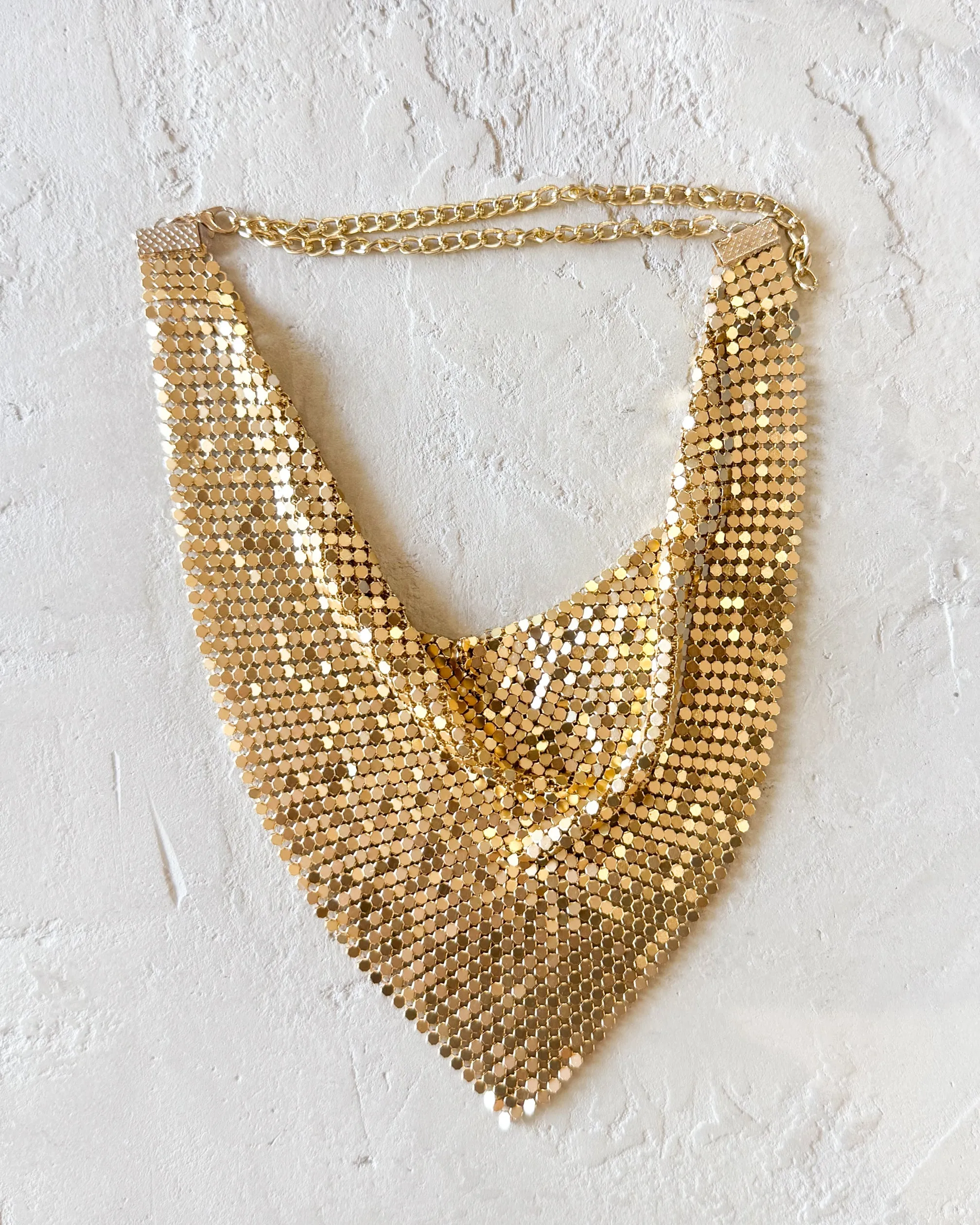 Mesh Gold Necklace sold by Care Tucker