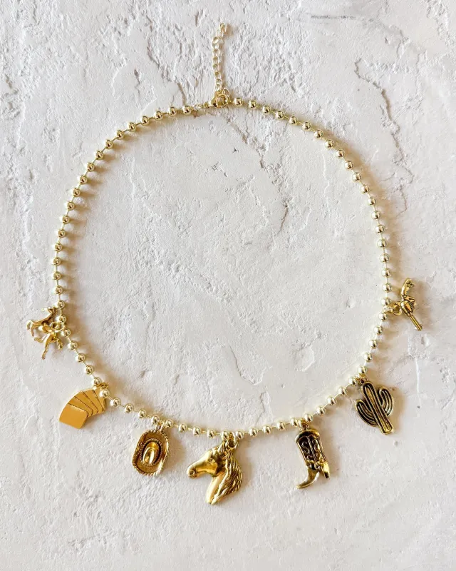 Old West Charm Necklace made by Care Tucker