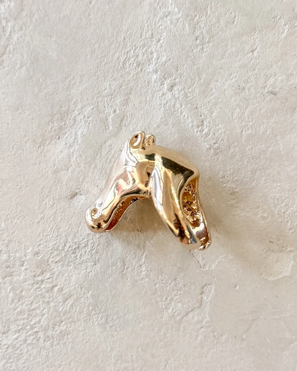 Chunky CZ Horse Stallion Ring sold by Care Tucker product image thumbnail 2