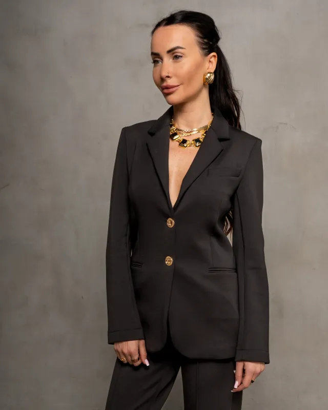 Morrison Ultra Luxe Blazer Black made by Care Tucker
