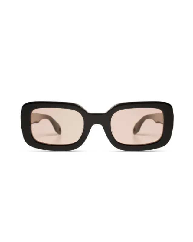 Lexi in Gloss Black Light Brown Lens made by Care Tucker
