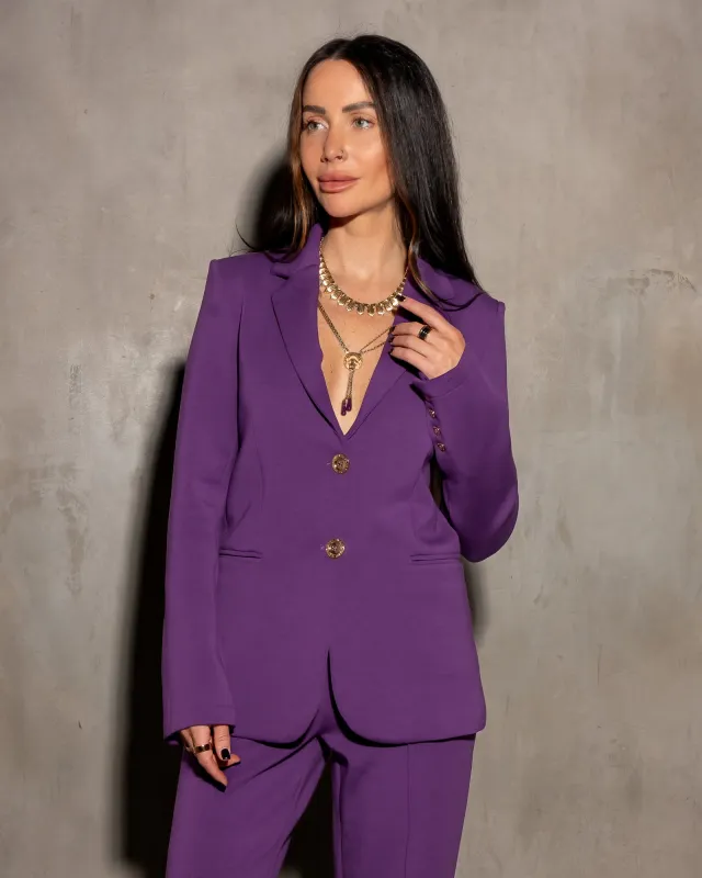 Morrison Ultra Luxe Blazer Amethyst made by Care Tucker