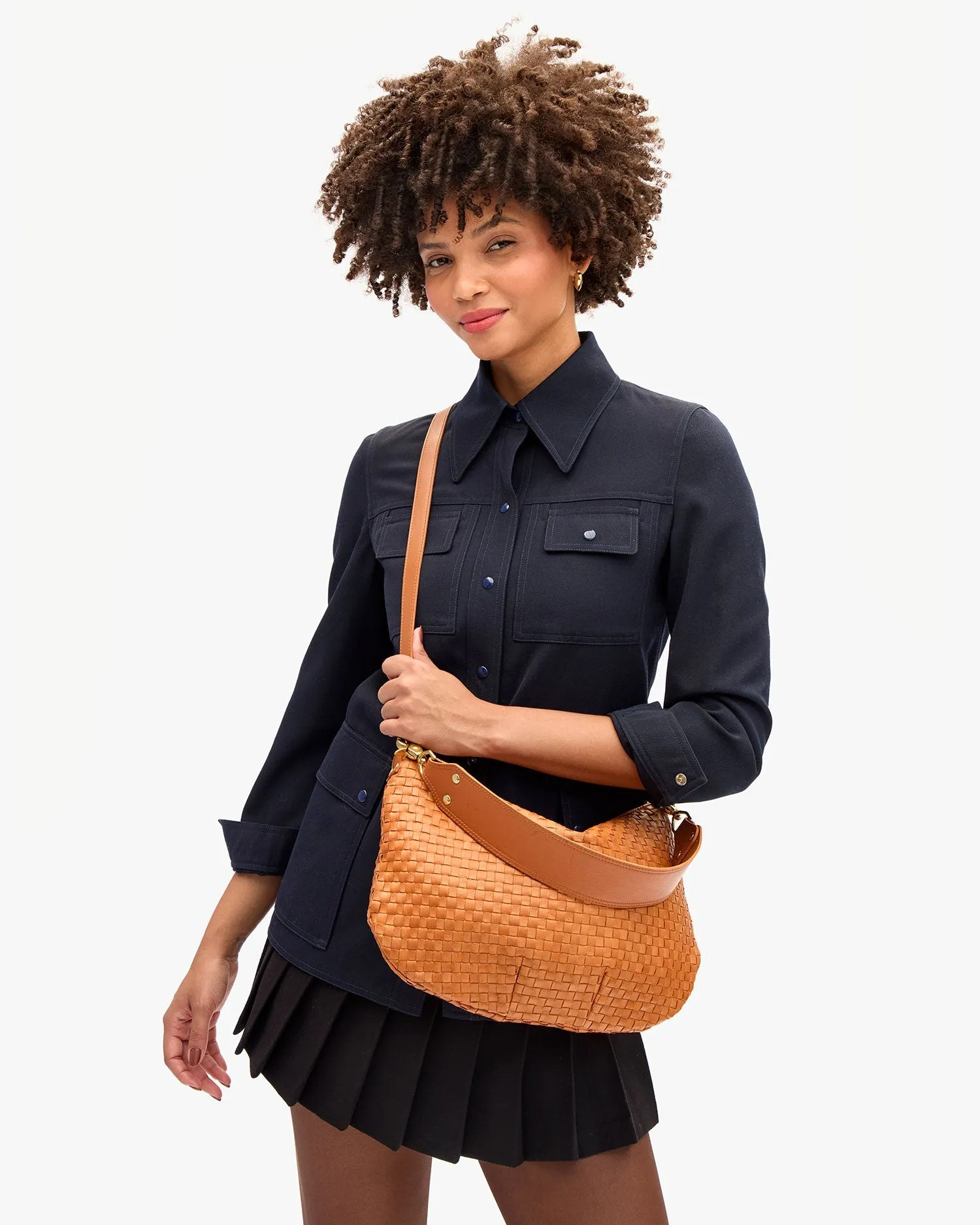 Moyen Messenger Natural Woven Checker sold by Care Tucker product image thumbnail 2