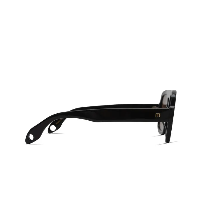 Jane in Gloss Black dark brown lens sold by Care Tucker product image thumbnail 2