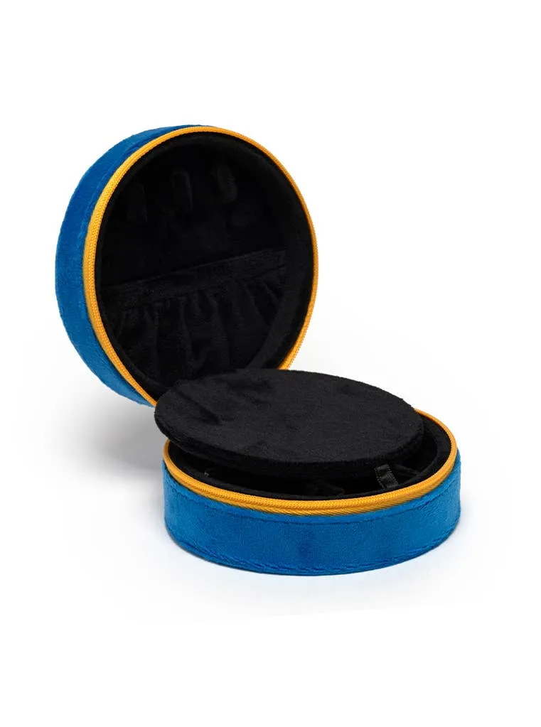 Velvet Jewelry Zip Case / Organizer - Caviar Tin sold by Care Tucker product image thumbnail 3