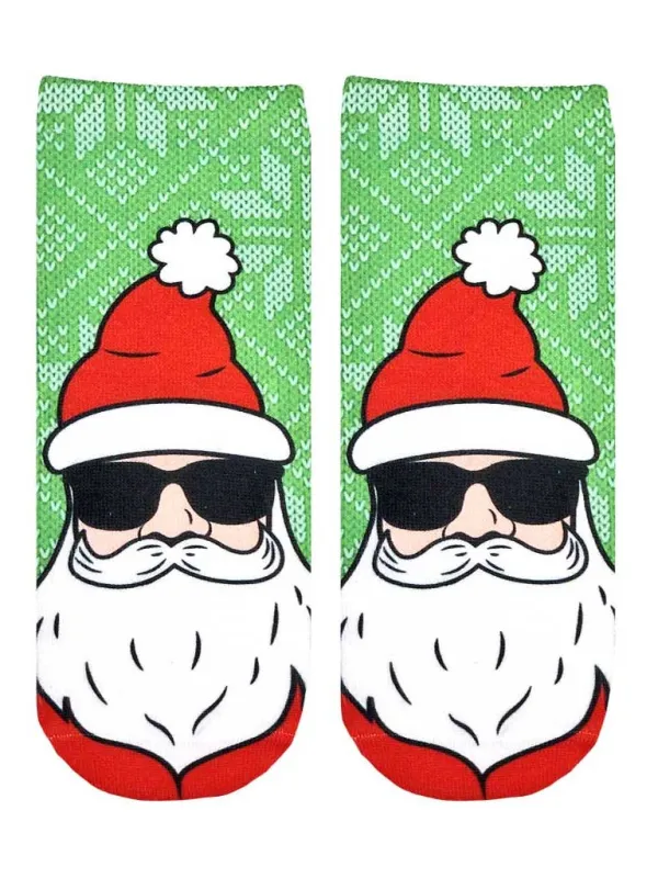 Cool Santa Ankle Socks made by Care Tucker