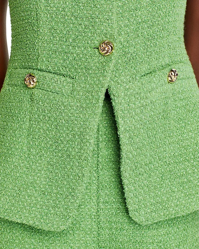 Tweed Button Trim Split Top sold by Care Tucker product image thumbnail 4