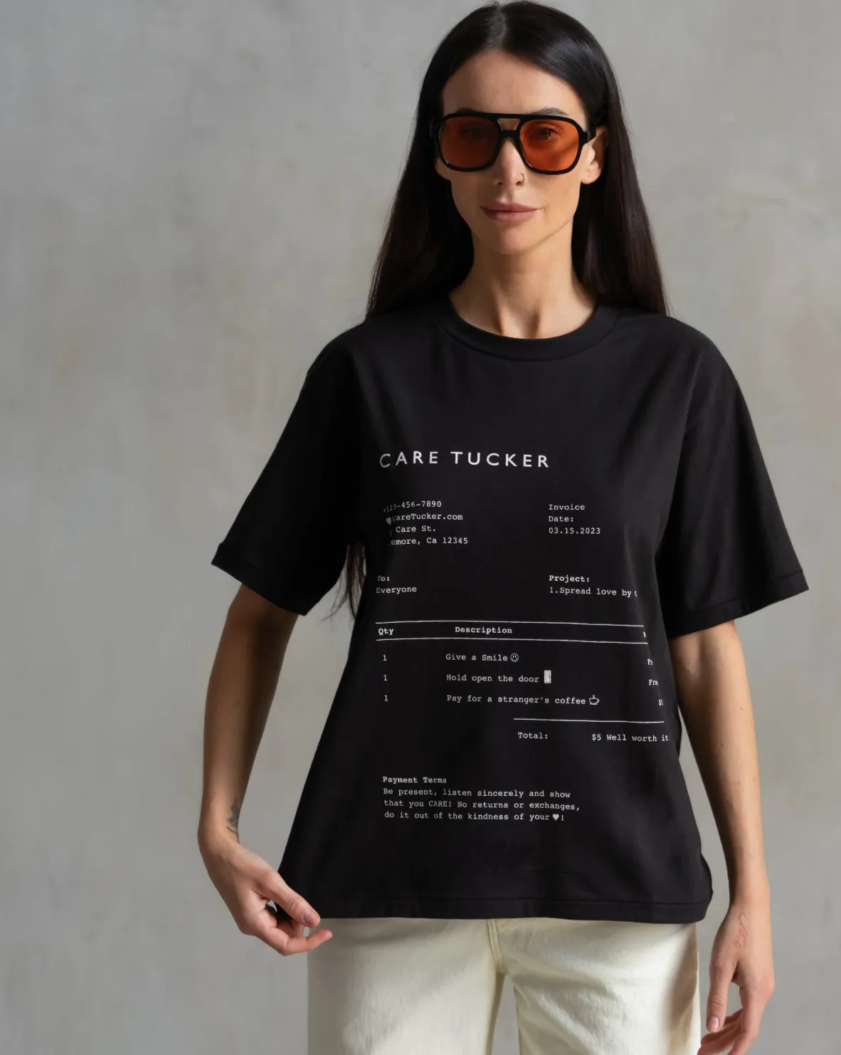 Marlie Tee CARE Receipt sold by Care Tucker product image thumbnail 2