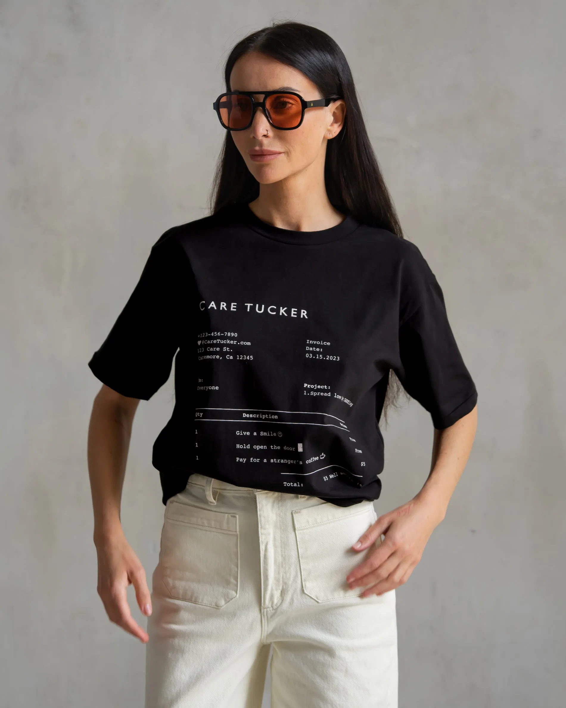 Marlie Tee CARE Receipt sold by Care Tucker