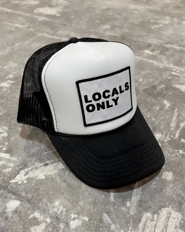 Locals Only Patch Hat made by Care Tucker