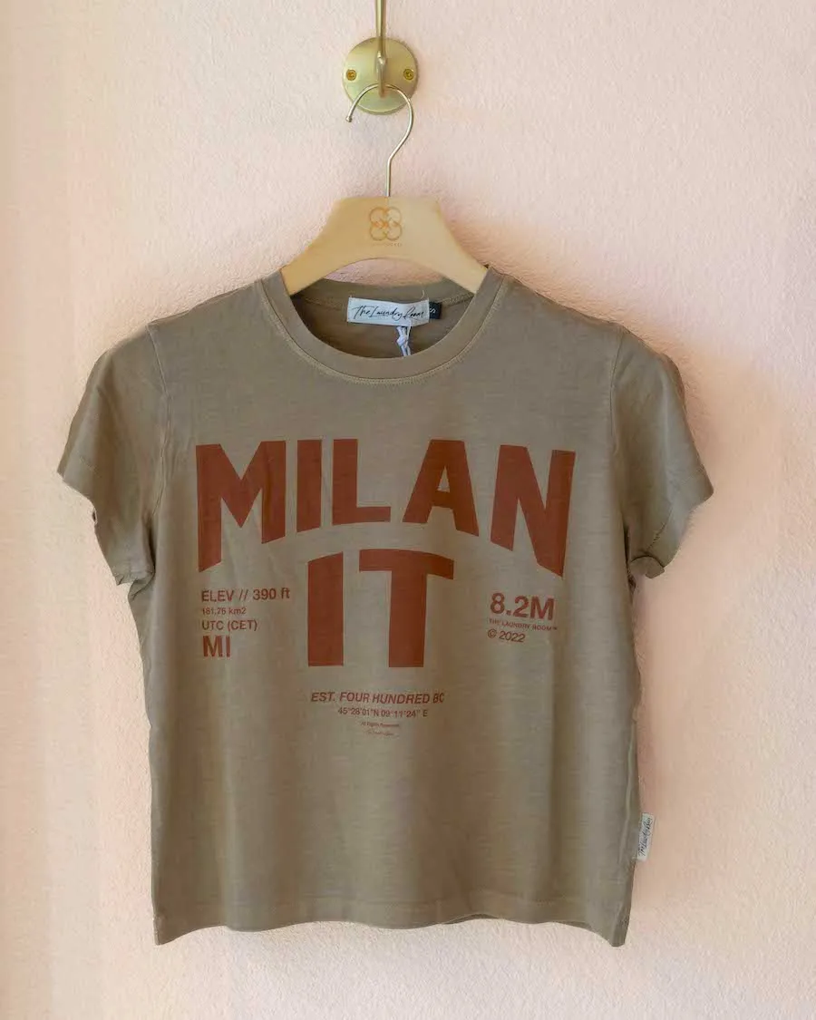 Welcome To Milan Tee sold by Care Tucker