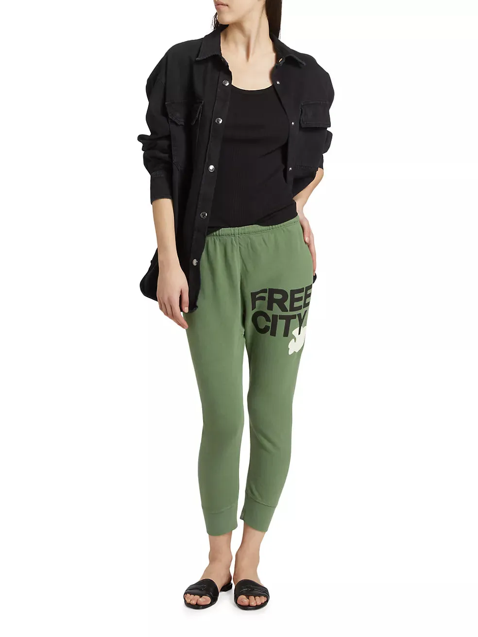 FREECITY 3/4 sweats - joshua tree sold by Care Tucker product image thumbnail 3