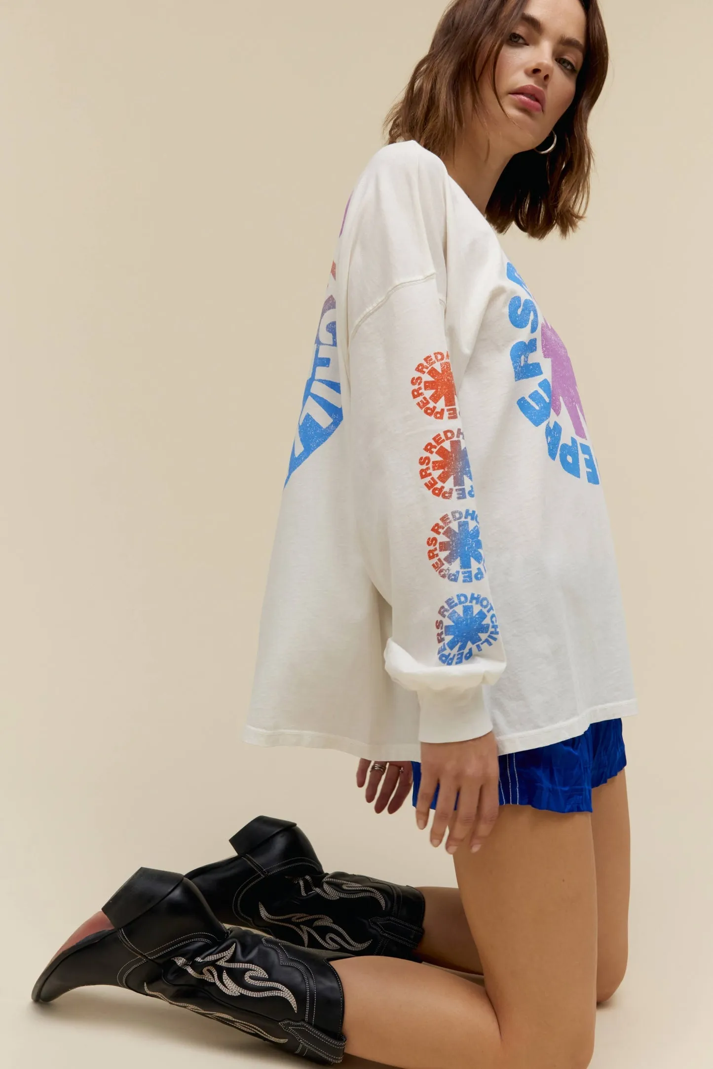 RED HOT CHILI PEPPERS ASTERISK COLLAGE OS LS sold by Care Tucker product image thumbnail 3