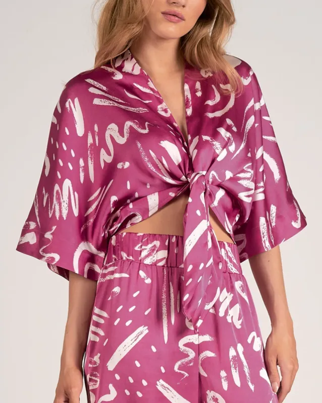 Zoey Tie Top sold by Care Tucker