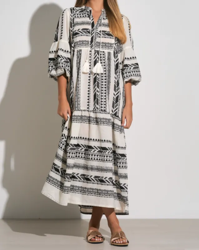 Martine's Bohemian Smock Dress sold by Care Tucker