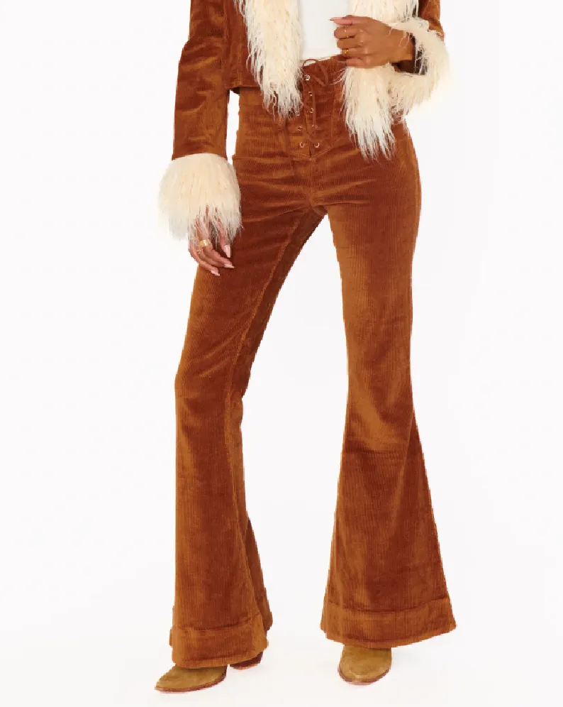 Cam Cam Bells Saddle Brown Corduroy sold by Care Tucker