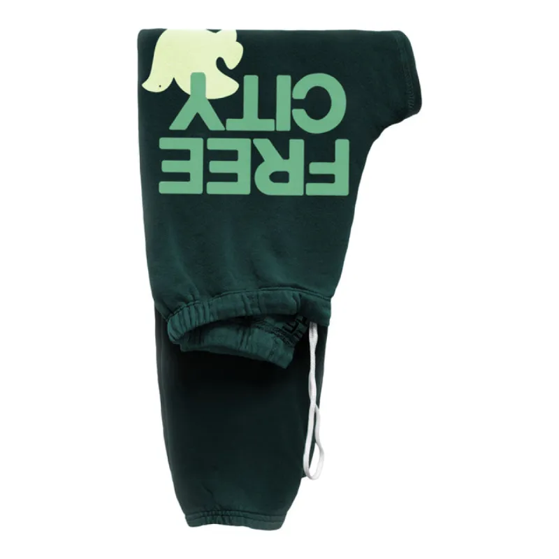 FREECITY sweatpant - green plant sold by Care Tucker