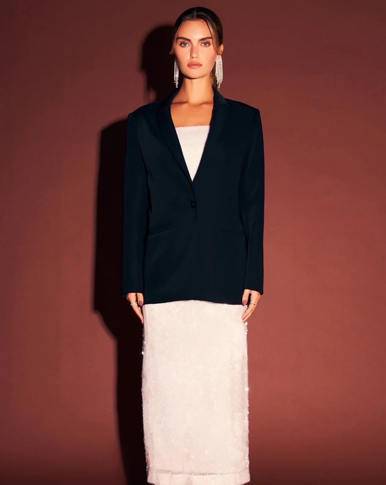 Single-Breasted Blazer sold by Care Tucker