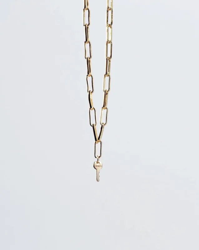 Brooklyn Mini Key Necklace sold by Care Tucker