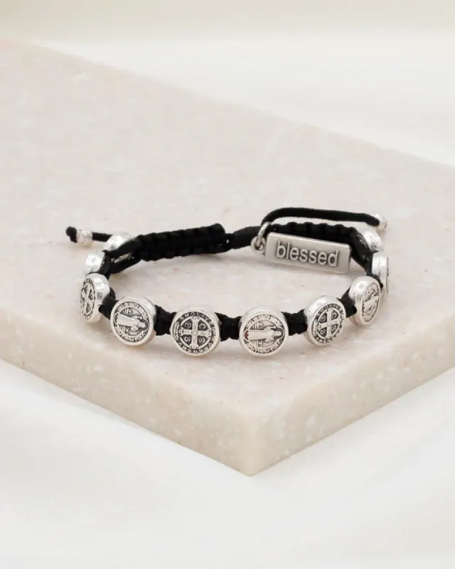 Benedictine Blessing Bracelet - Silver Medals sold by Care Tucker