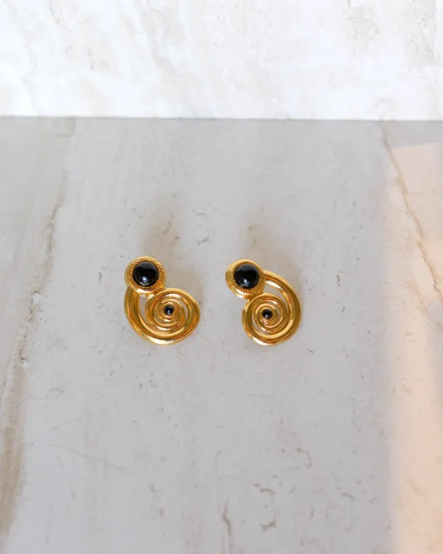 Luna Spiral Earrings sold by Care Tucker