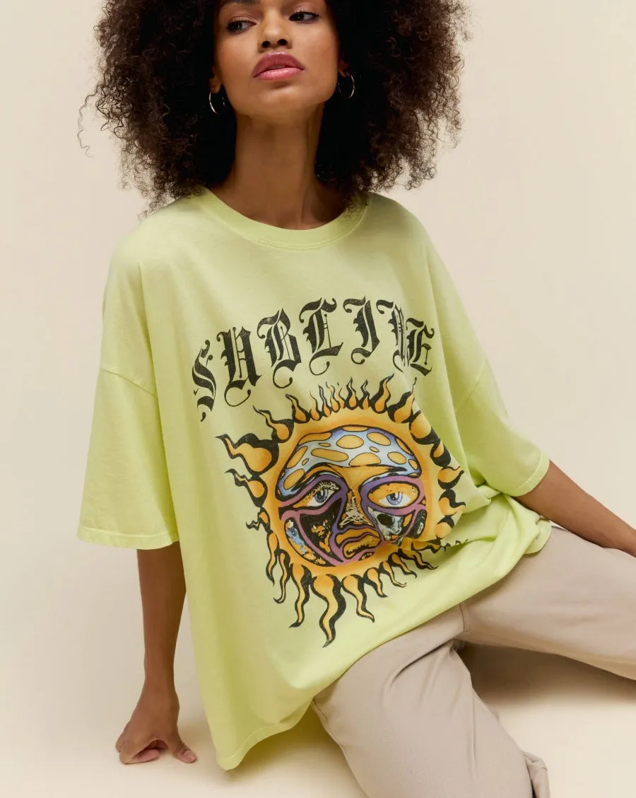 SUBLIME OLD ENGLISH OS TEE IN SUN GLOW sold by Care Tucker