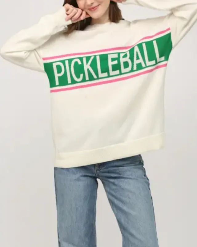 Pickleball Crewneck Sweater sold by Care Tucker