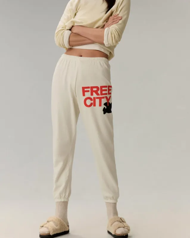 FREECITYlarge sweatpant - creamyyumm sold by Care Tucker