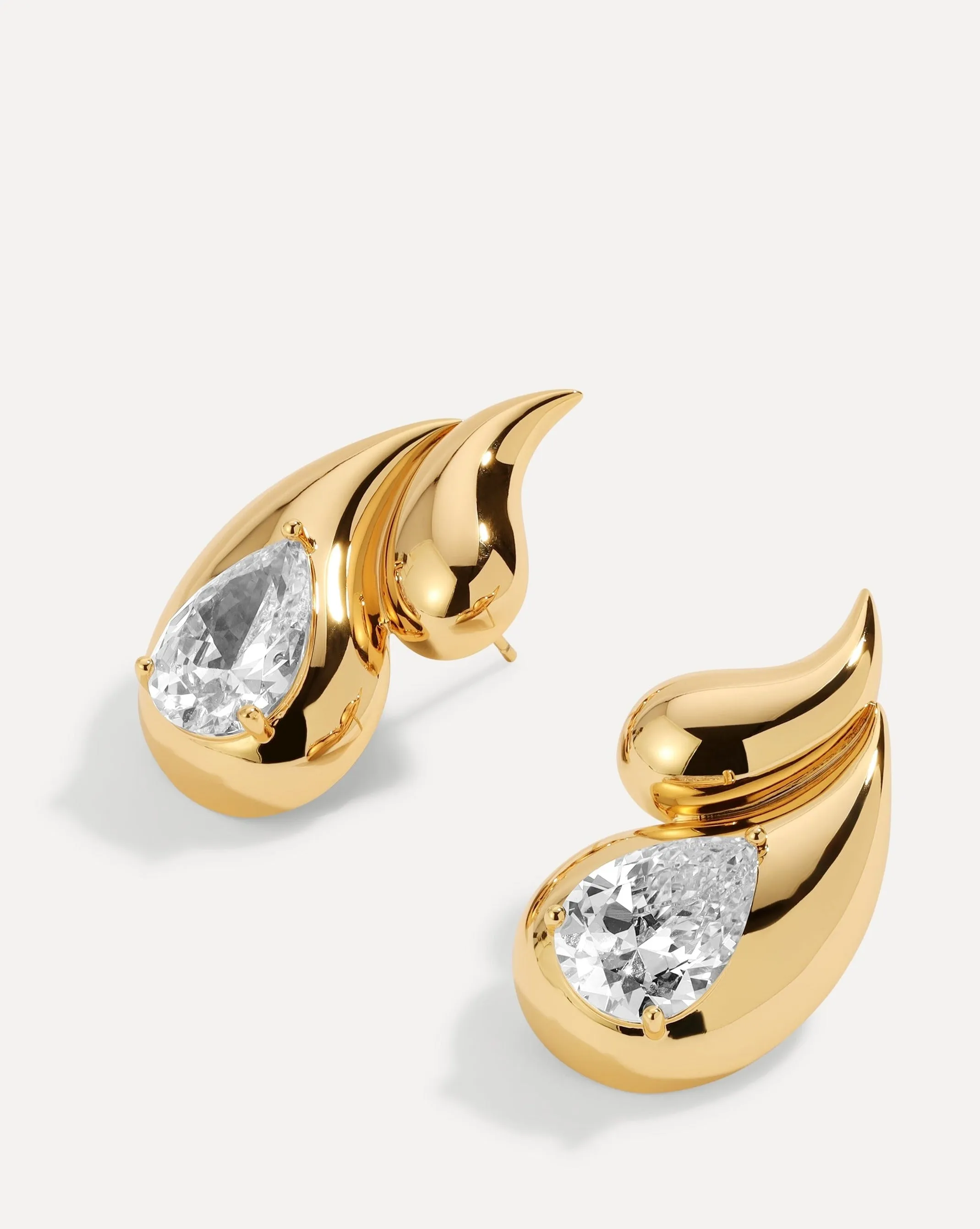 White Cz Sade Earrings sold by Care Tucker product image thumbnail 2