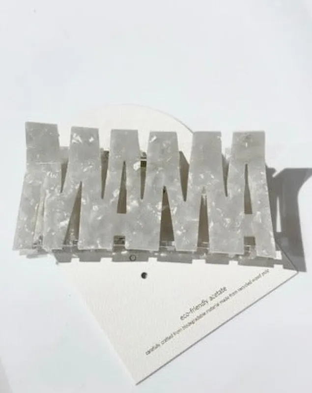 Handmade Mama Claw Hair Clip sold by Care Tucker