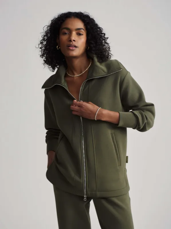 Raleigh zip through sweat sold by Care Tucker