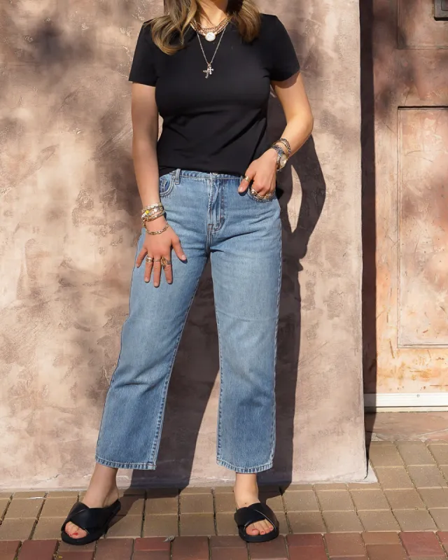 Tracey Relax Straight Jean sold by Care Tucker