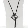 Silver Plate Lion Bolo Tie sold by Care Tucker