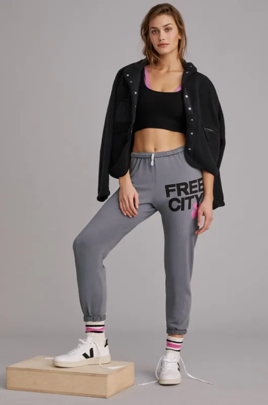 FREECITYlarge sweatpant - grayart sold by Care Tucker