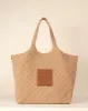Maxi Quilted Denim Tote Bag Tan sold by Care Tucker