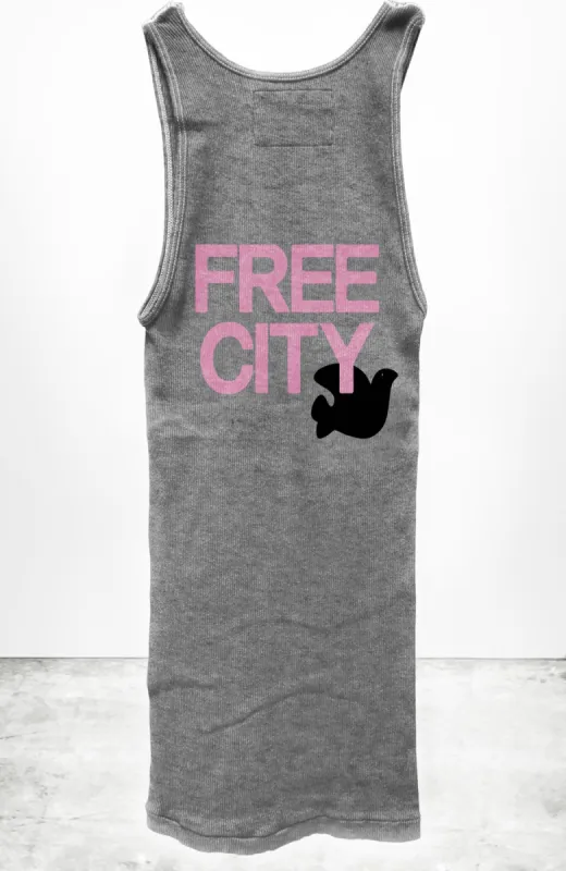 FREECITY RTU/1999 SUPERVINTAGE TANK - heather pink sold by Care Tucker