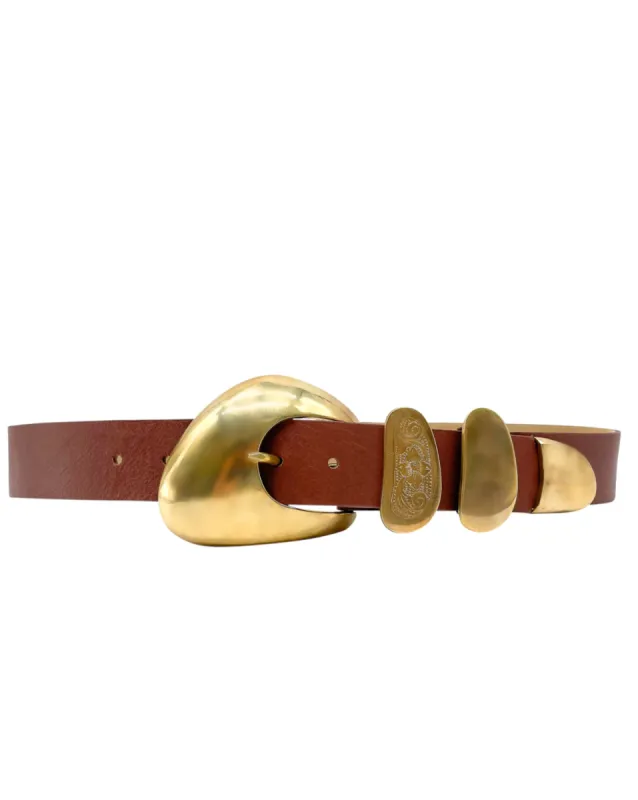 Willa leather Belt sold by Care Tucker