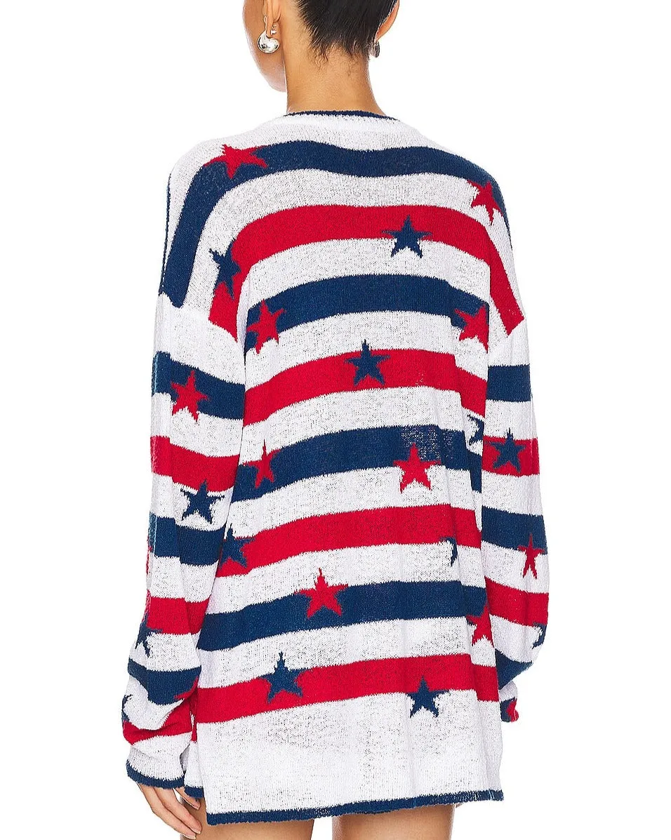 Go To Sweater Star Spangled Knit sold by Care Tucker product image thumbnail 3