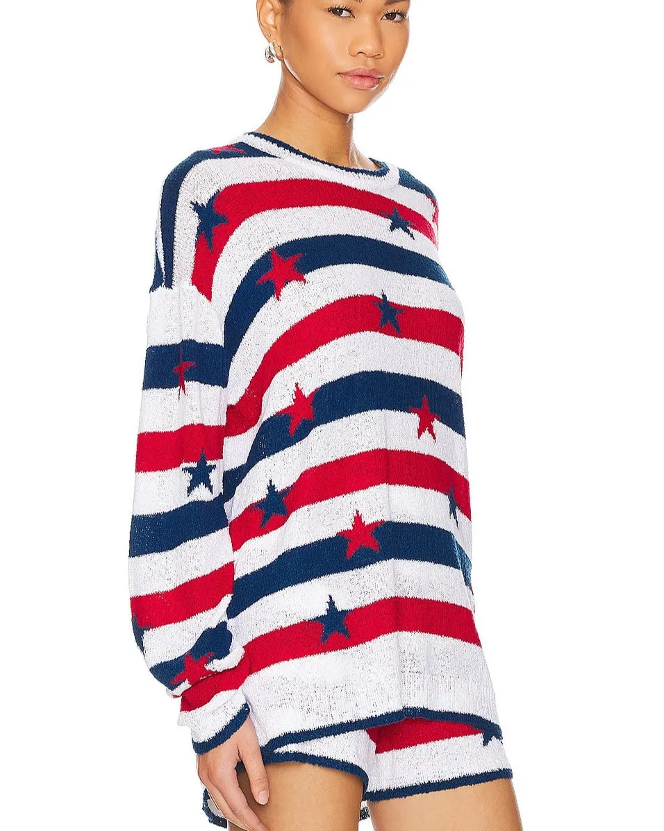 Go To Sweater Star Spangled Knit sold by Care Tucker product image thumbnail 2